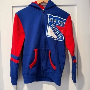 New York Rangers Kids Zip Hoodie